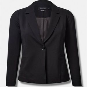Torrid Chelsea Studio Luxe Ponte Blazer